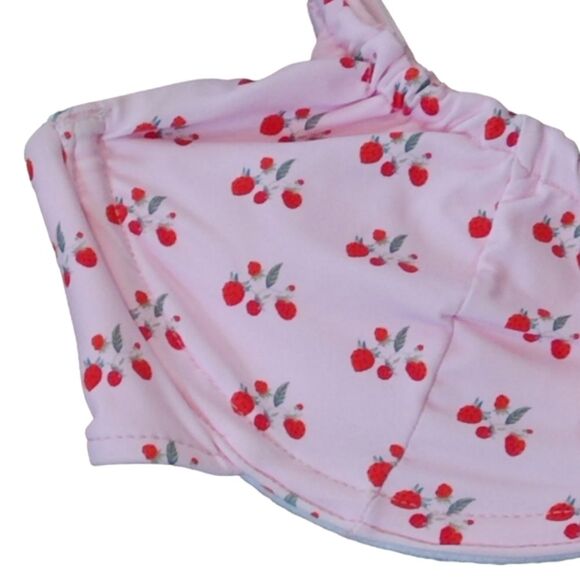 NWT Frankie’s Bikini Baby Berry Birdie Bikini Top - Picture 7 of 10